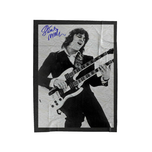 Steve Miller Signed Velveteen Blanket
