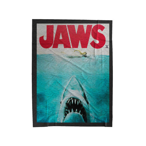 Steven Spielberg Movie Jaws Velveteen Blanket