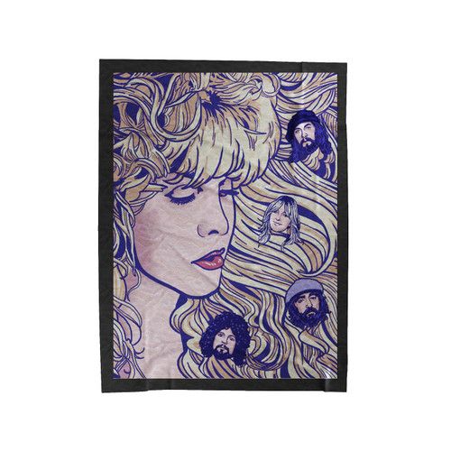 Stevie Nicks And Fleetwood Mac Velveteen Blanket