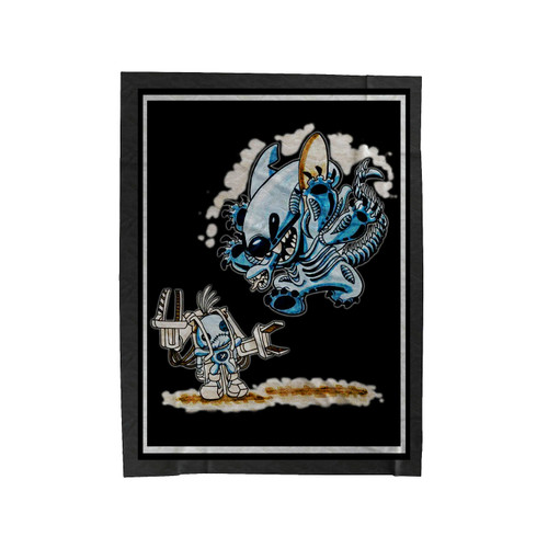 Stitch Monster Alien Velveteen Blanket