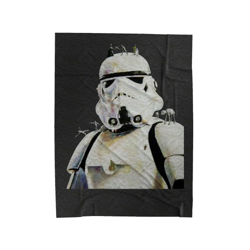 Stormtrooper Headscape Velveteen Blanket