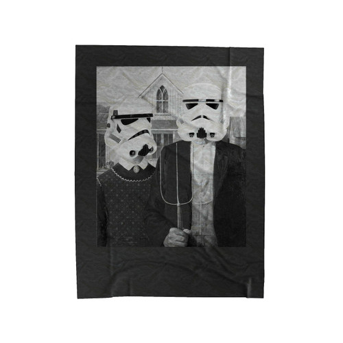 Stormtrooper Star Wars American Gothic Velveteen Blanket