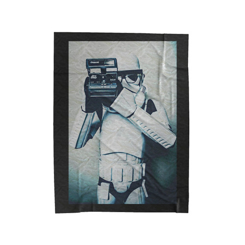 Stormtrooper Star Wars Selfie Retro Velveteen Blanket