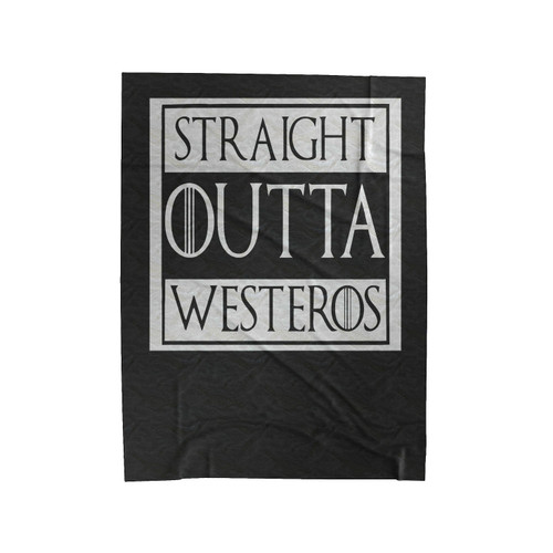 Straight Out Of Westeros Game Of Throne Lannister Hodor Stark Velveteen Blanket