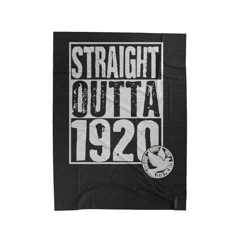 Straight Outta 1920 Zeta Phi Beta Sorority Velveteen Blanket