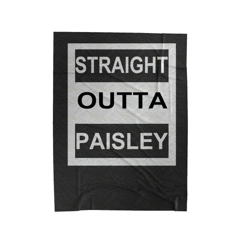 Straight Outta Paisley David Tennant Velveteen Blanket