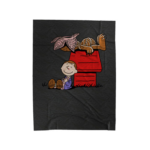 Stranger Peanuts Velveteen Blanket