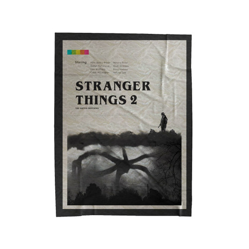 Stranger Things 2 Vintage Velveteen Blanket