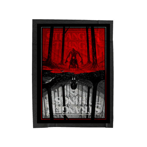Stranger Things Art Velveteen Blanket