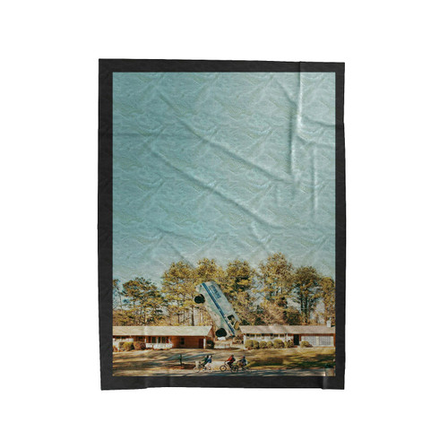 Stranger Things Bus Flip Velveteen Blanket