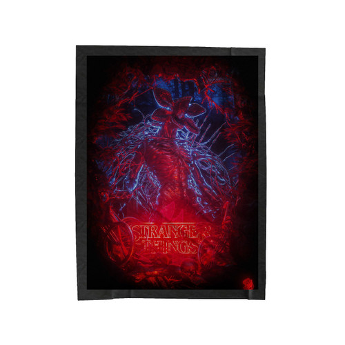 Stranger Things Demogorgon Comes To Life Velveteen Blanket
