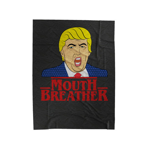 Stranger Things Donald Trump Velveteen Blanket