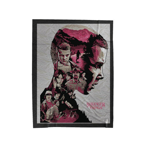 Stranger Things Eleven Art Velveteen Blanket