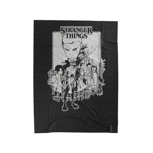 Stranger Things Eleven Joyce Jim Dustin Lucas Barbara Demogorgon Fan Tv Show Velveteen Blanket