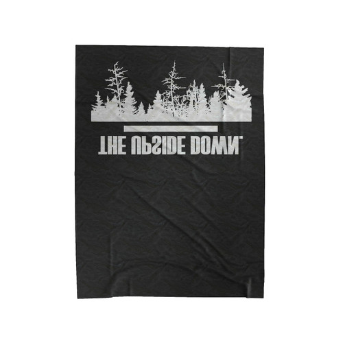 Stranger Things Hawkins The Upside Down Velveteen Blanket