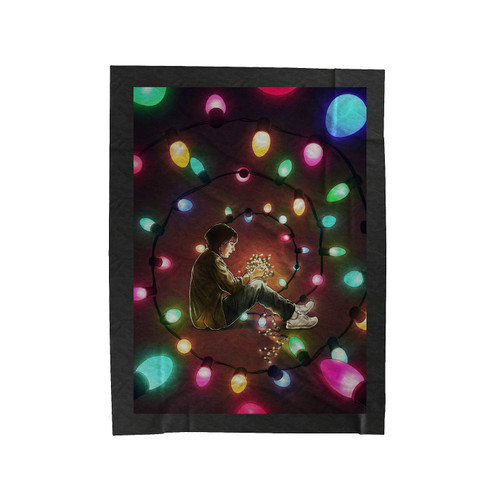 Stranger Things Lights Velveteen Blanket