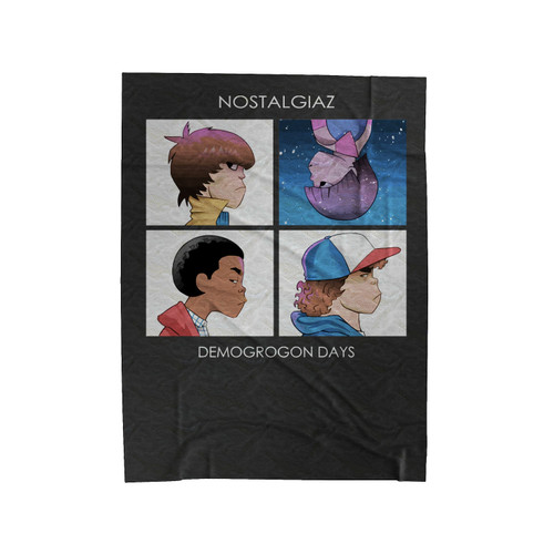 Stranger Things Parody Gorillaz Demogorgon Sci Fi Fantasy 2 Velveteen Blanket