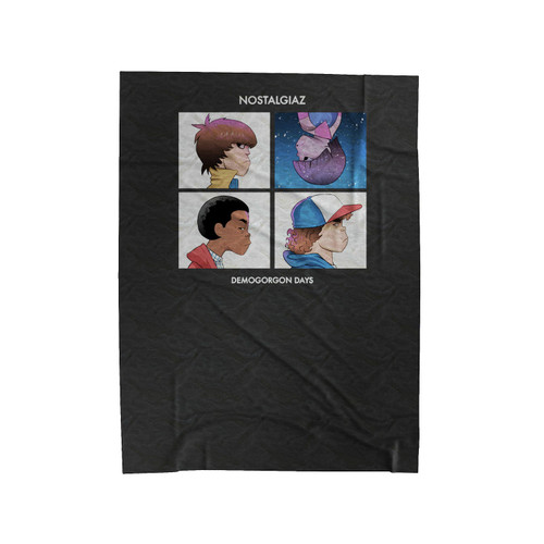 Stranger Things Parody Gorillaz Demogorgon Sci Fi Fantasy Geek Velveteen Blanket