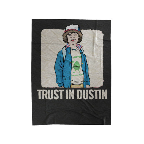 Stranger Things Trust In Dustin Velveteen Blanket