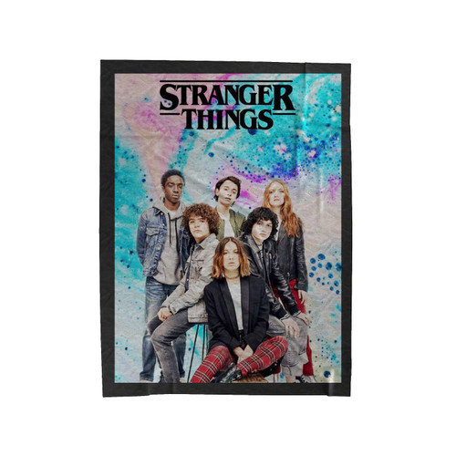 Stranger Things Tv Series Cast Velveteen Blanket