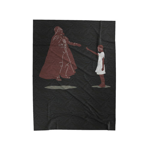Stranger Things Vs Star Wars Velveteen Blanket