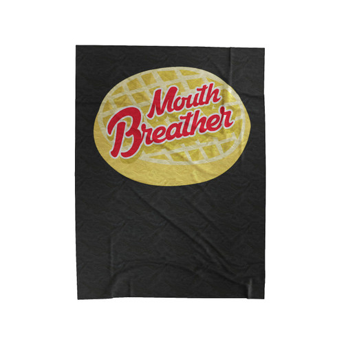 Stranger Things Waffle Mouth Breather Velveteen Blanket