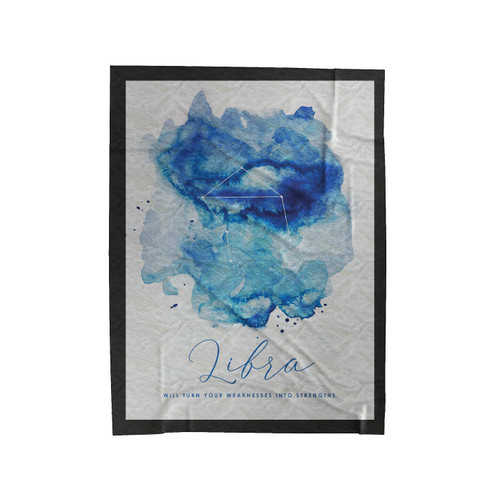 Strengths Of The Signs Libra Velveteen Blanket