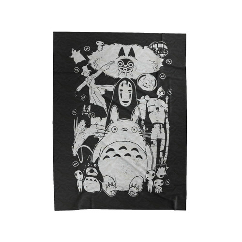 Studio Ghibli Vintage Velveteen Blanket