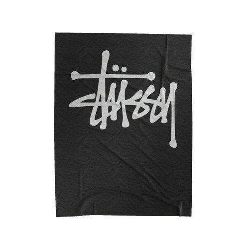 Stussy Logo Velveteen Blanket