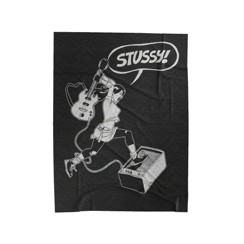 Stussy X Xaime Hernandez Punk Girl Velveteen Blanket