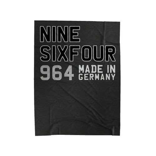 Styled Nine Six Four 964 Made In Germany Velveteen Blanket