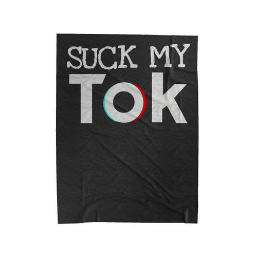 Suck My Tok Velveteen Blanket