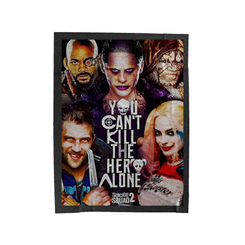 Suicide Squad Movie Quote Velveteen Blanket