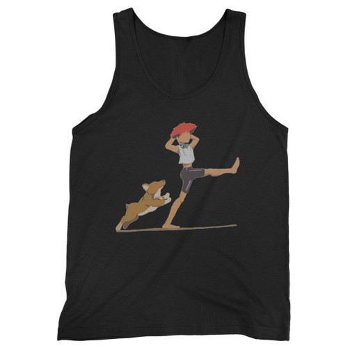 Our cotton cowboy bebop edward and ein men tank top is perfect for those intense workouts in the gym, at practice or pickup games.