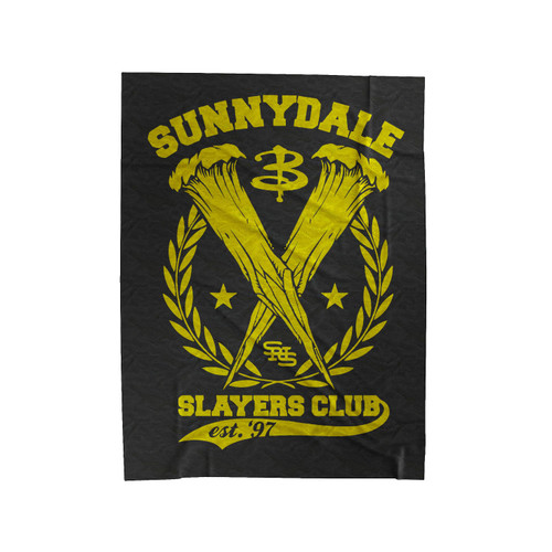 Sunnydale Slayers Club Buffy Velveteen Blanket