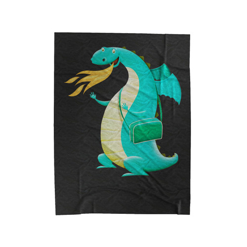 Sunshine Dragon Velveteen Blanket