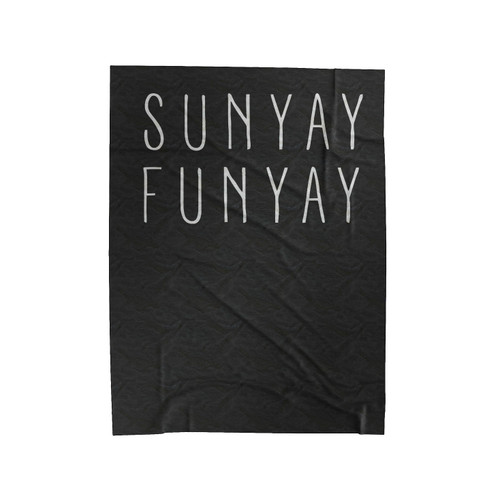 Sunyay Funyay Velveteen Blanket
