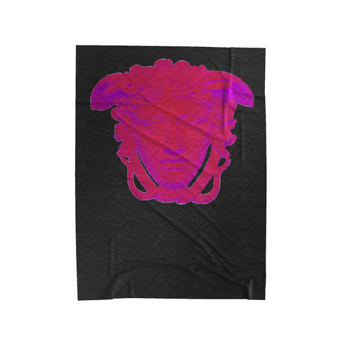 Super Cool Medusa Rondanini Classic Roman Sculpture Velveteen Blanket