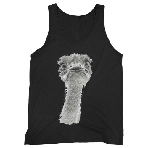 Our cotton cute ostrich men tank top is perfect for those intense workouts in the gym, at practice or pickup games.