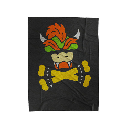 Super Mario Bros Crossbones Man Velveteen Blanket