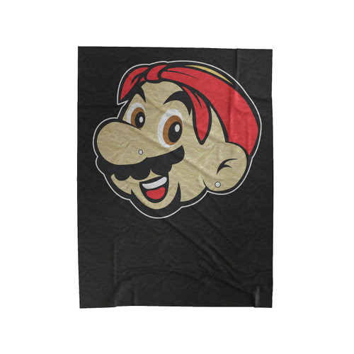 Super Mario Tupac Nintendo Hip Hop Mario Shakur Velveteen Blanket