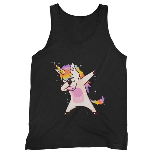 Our cotton dabbing unicorn men tank top is perfect for those intense workouts in the gym, at practice or pickup games.