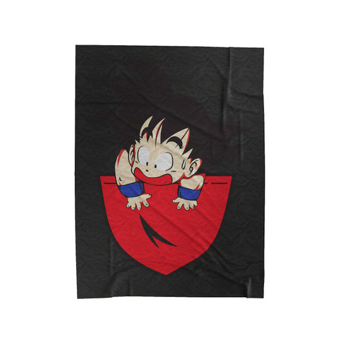 Super Saiyan Goku In Pocket Velveteen Blanket