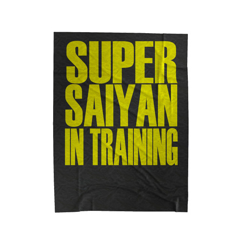 Super Saiyan In Training Velveteen Blanket