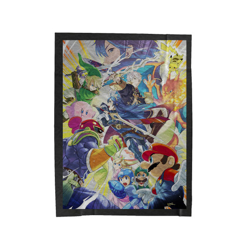Super Smash Bros Velveteen Blanket