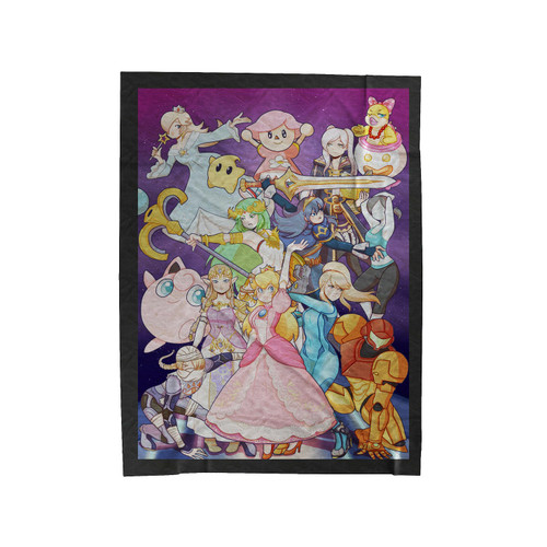 Super Smash Bros Kawaii Velveteen Blanket