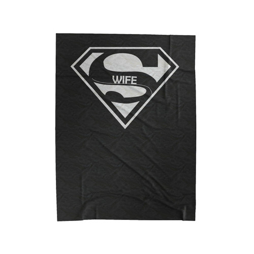 Super Wife Tshit Velveteen Blanket