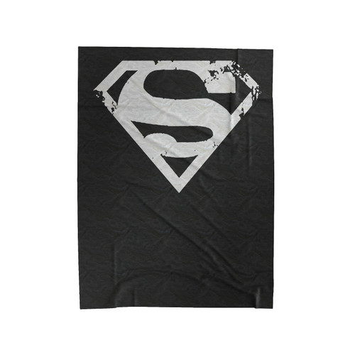 Superman Distressed Logo Velveteen Blanket Superman Distressed Logo Velveteen Blanket