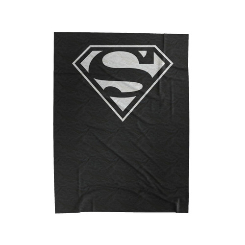 Superman Logo Velveteen Blanket