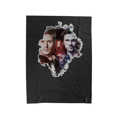 Supernatural Darkness Cast Is Coming Poster Velveteen Blanket